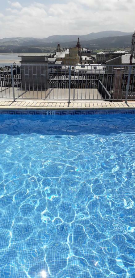Atico Centrico Con Piscina Comunitaria Daire Ribadeo Dış mekan fotoğraf